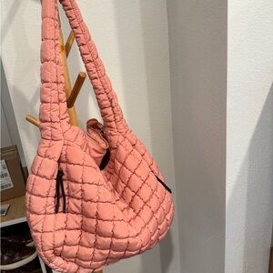 Quilted Pink Shoulder Bag